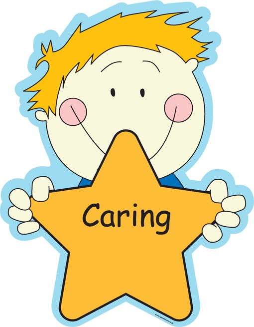 Core Values Caring Star | School Signs, Nursery Signs, Whiteboards ...