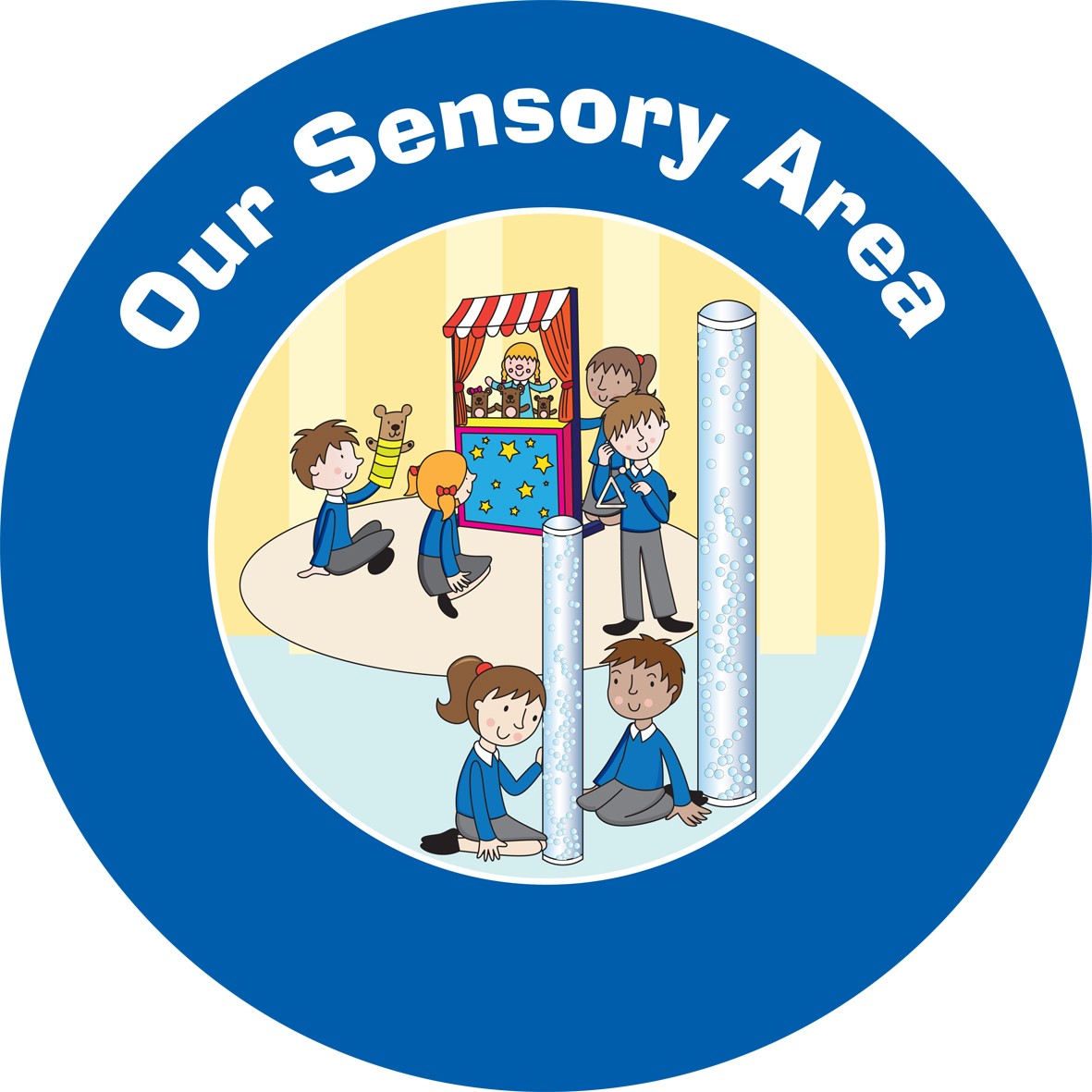 Sensory Area sign UD04024 | School Signs, Nursery Signs, Whiteboards ...